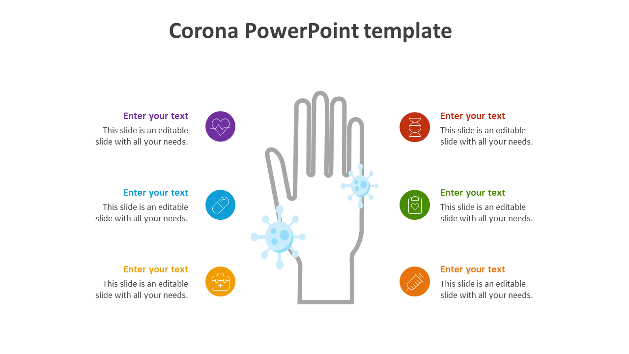 Corona PowerPoint template